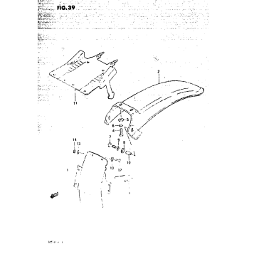 REAR FENDER (MODEL D)