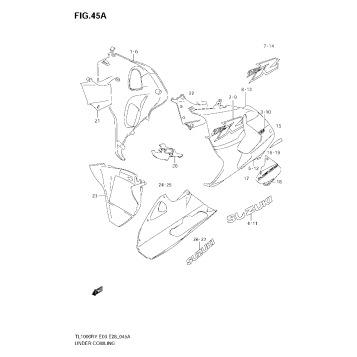 UNDER COWLING (MODEL X)