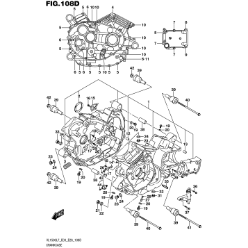 CRANKCASE (VL1500BTL7 E28)