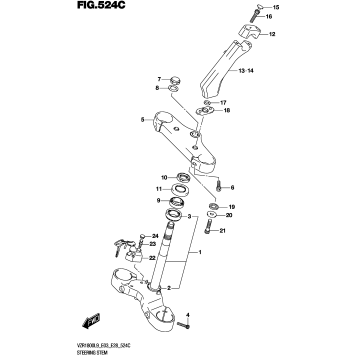 STEERING STEM (VZR1800BZL9 E28)
