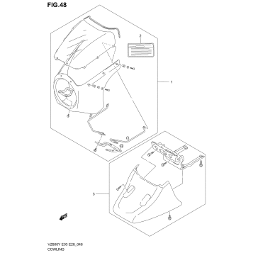 COWLING (OPTIONAL, MODEL V/W)