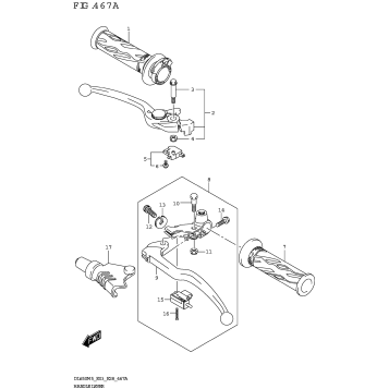 HANDLE LEVER ((DL650A))