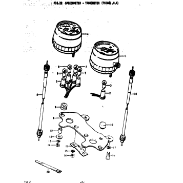 SPEEDOMETER - TACHOMETER (TS185L
