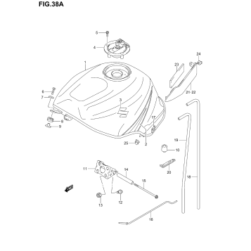 FUEL TANK (MODEL K5)