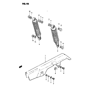 CHAIN CASE - SHOCK ABSORBER