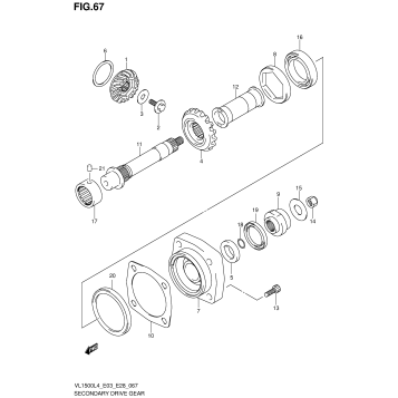 SECONDARY DRIVE GEAR