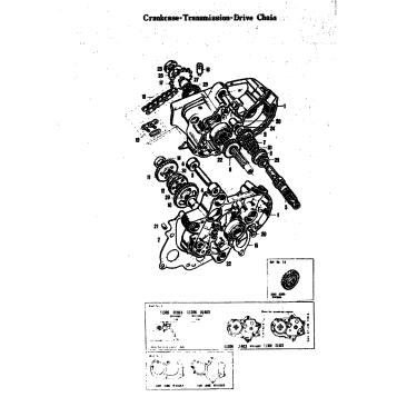 CRANKCASE-TRANSMISSION-DRIVE CHAIN