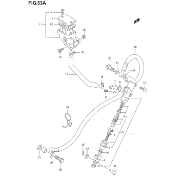 REAR MASTER CYLINDER (MODEL K4/K5/K6)