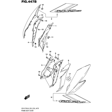 FRAME BODY COVER (FOR YKV)