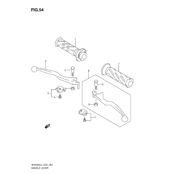 HANDLE LEVER (AN400AL3 E33)