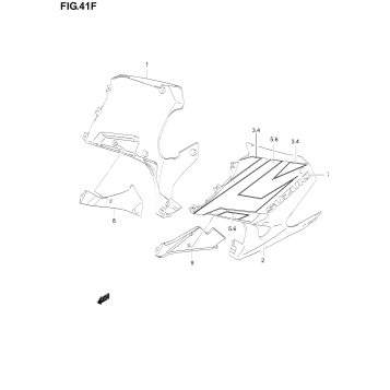 UNDER COWLING  (GS500FK5)