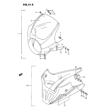 COWLING (MODEL M/N/P/R/S/T OPTIONAL)