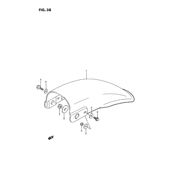 REAR FENDER (MODEL G/H/J/K/L/M)