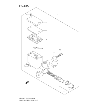 REAR MASTER CYLINDER (MODEL K8/K9)