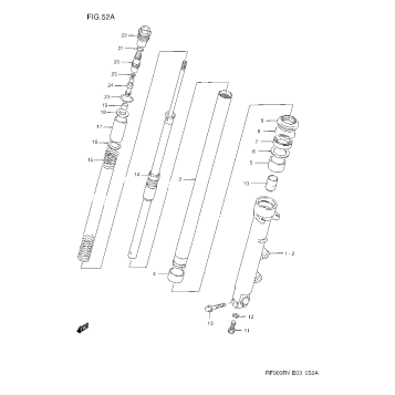 FRONT DAMPER  (MODEL T/V)