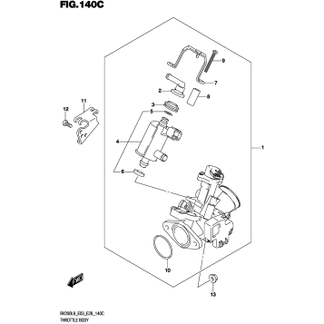 THROTTLE BODY (RV200L9 E33)