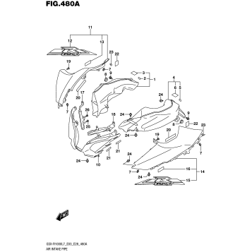AIR INTAKE PIPE (YSF)
