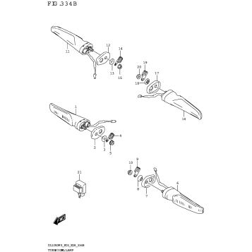 TURNSIGNAL LAMP (DL1050RR)