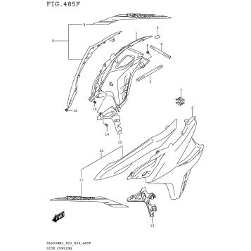 SIDE COWLING (DL650XAM3E33)