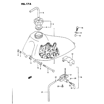 FUEL TANK (MODEL R/S)
