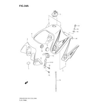 FUEL TANK (MODEL K8/K9)