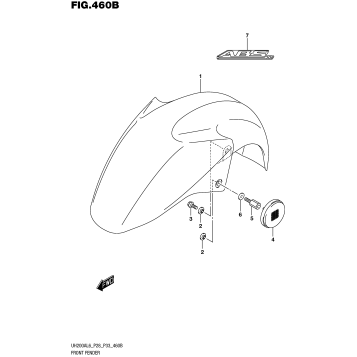 FRONT FENDER (UH200AL6 P33)