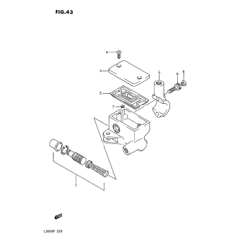 FRONT MASTER CYLINDER (LS650FG/FJ/FK/FL)