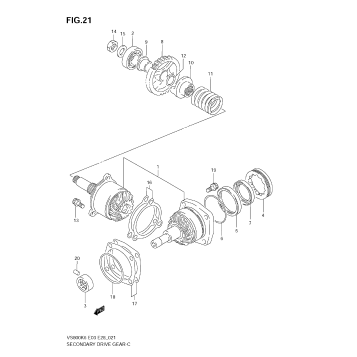 SECONDARY DRIVE GEAR