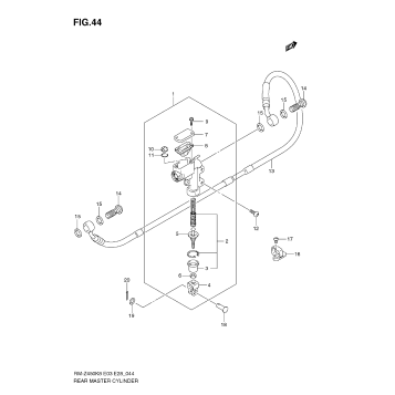 REAR MASTER CYLINDER