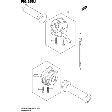 HANDLE SWITCH (GSX-S1000FZAL9 E33)