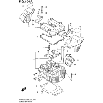 CYLINDER HEAD (FRONT)
