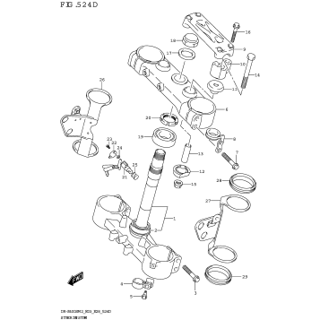 STEERING STEM (DR-Z400SM)