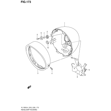 HEADLAMP HOUSING (VL1500L4 E03)