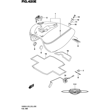 FUEL TANK (VL800TL9 E28)
