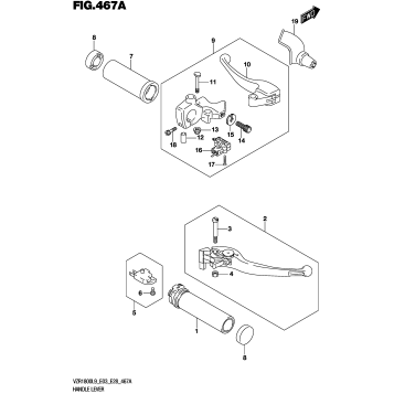 HANDLE LEVER (VZR1800L9 E28)