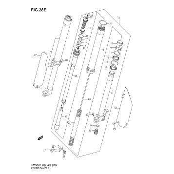 FRONT DAMPER (MODEL K6)
