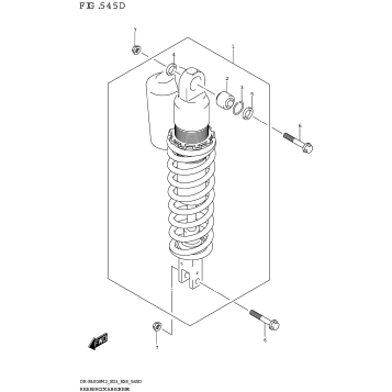REAR SHOCK ABSORBER (DR-Z400SM)