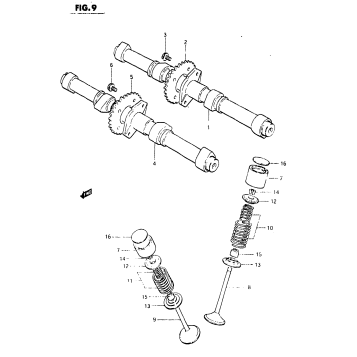 CAM SHAFT - VALVE