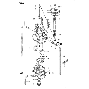CARBURETOR (MODEL K/L/M/N)