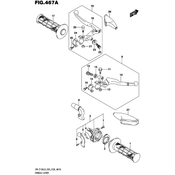 HANDLE LEVER (DR-Z125L8 E28)