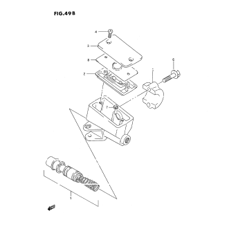 FRONT MASTER CYLINDER (MODEL P/R/S/T)