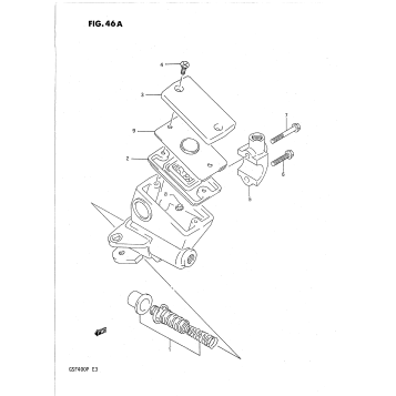 FRONT MASTER CYLINDER (MODEL P)