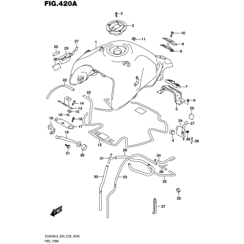 FUEL TANK (DL650AL6 E28)