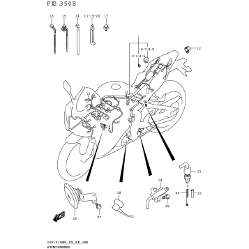 WIRING HARNESS ((GSX-R1000RA,GSX-R1000RZA):(E03,E28))