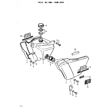 OIL TANK-FRAME COVER