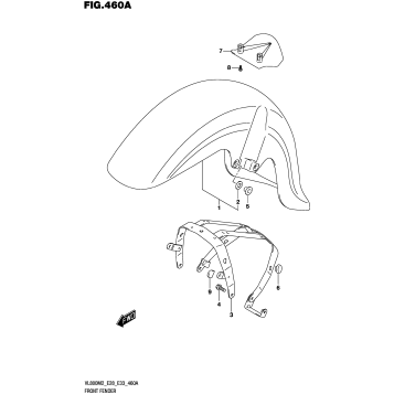 FRONT FENDER (VL800)