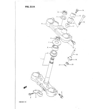 STEERING STEM (MODEL M/N)