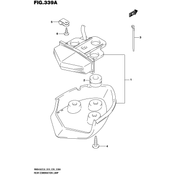 REAR COMBINATION LAMP (RMX450ZL8 E03)