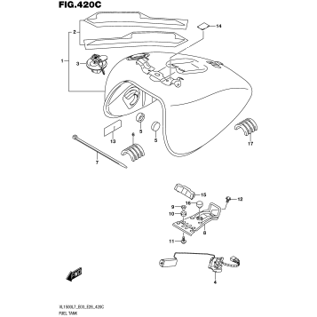 FUEL TANK (VL1500BL7 E33)