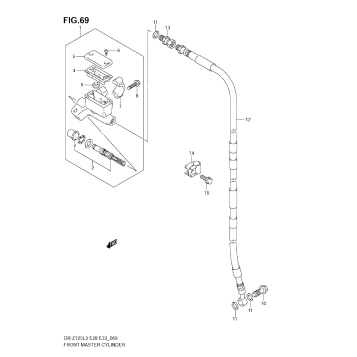 FRONT MASTER CYLINDER (DR-Z125LL3 E33)